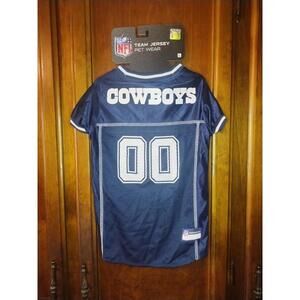 Dallas cowboys dog team jersey size large